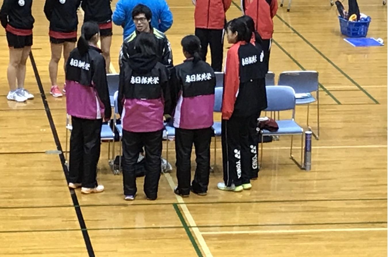 地区ベスト１６ 東部支部大会 バドミントン部女子 春日部共栄高等学校